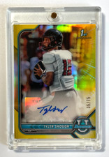 TYLER SHOUGH 2022 Bowman 1st U Chrome Prospect Auto Yellow Refractor /75 SAINTS!