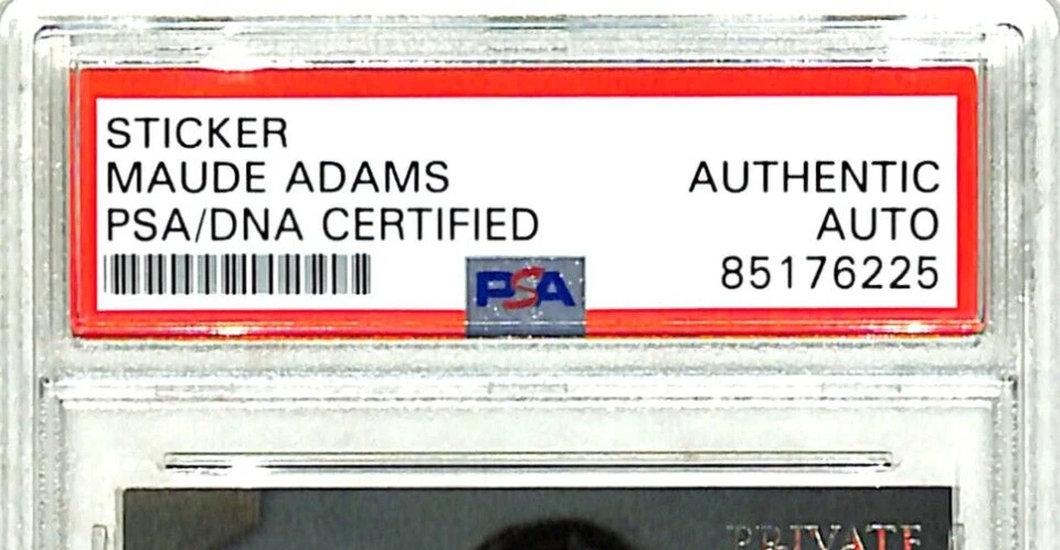 2008 Donruss Private Signings MAUD ADAMS Octopussy Signed Card PSA/DNA Slabbed - Image 2 of 3