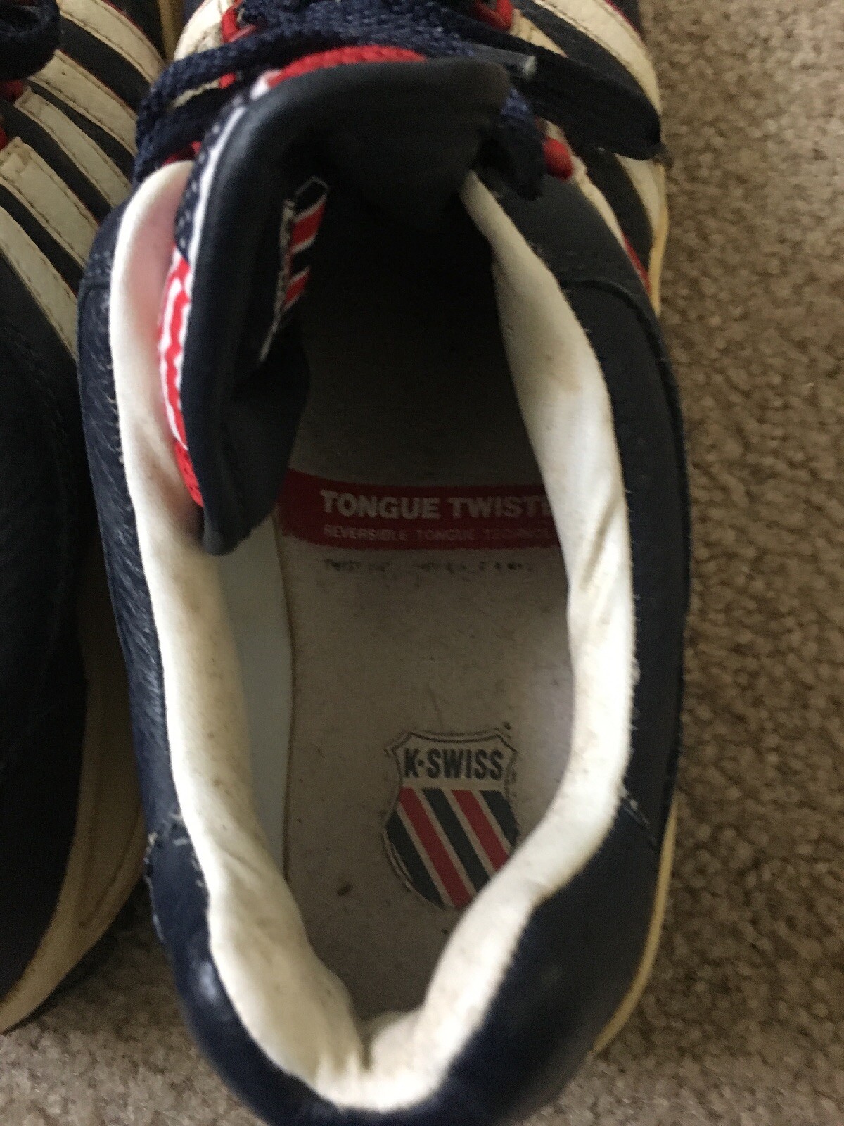 K Swiss Tongue Twister Sneakers Shoes Men's Size 9.5 … Gem