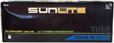 Durable Butyl Rubber Bicycle Tube - Thorn Resistant, Schrader Valve, 700 x 35-40