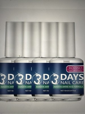 4er Pack Rozino 3 Tage Nagelpflege - Keratin Aminosäure Formel Superior Nagelpflege