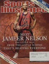 Jameer Nelson (ST. JOES) autographed Sports Illustrated Magazine