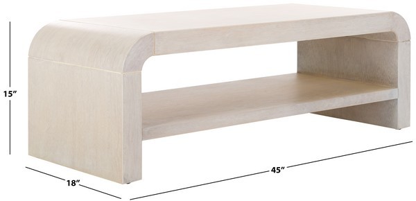 Safavieh AVIVAN 1 SHELF COFFEE TABLE, Reduced Price 2172780550 CNS6608D