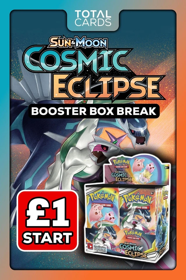 ⭐Cosmic Eclipse⭐Booster Box Break with Carole. £1 Starts