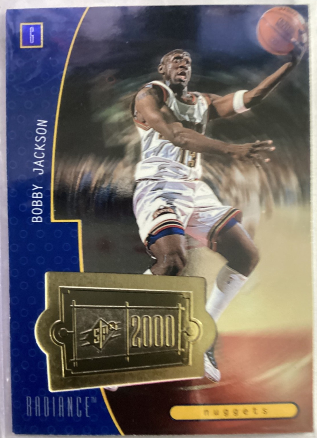 1998-99 SPx Finite 2000 Bobby Jackson GOLD /2025 !!! #159 Denver Nuggets