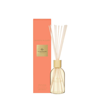 Glasshouse Fragrances SUNSETS IN CAPRI Fragrance Diffuser Wisps Dream 250ml NEW
