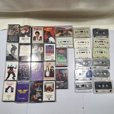 classic rock cassette tape Collection Lot Aerosmith, Soundgarden, David Bowie