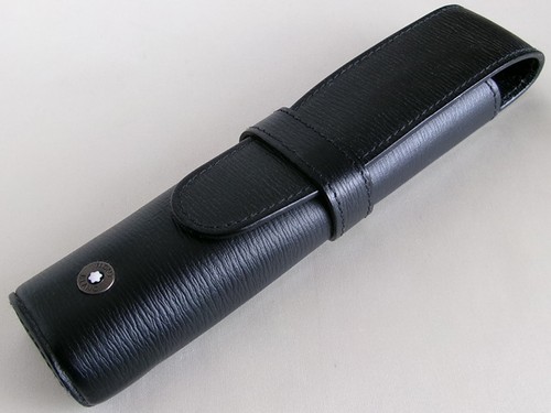 Montblanc 4810 West Side Leather Pen Pouch Black For 1