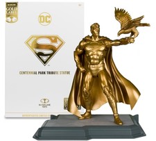 McFarlane DC Superman Centennial Park Tribute Statue 2024 Gold Label - NIMB