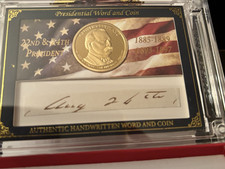 Grover Cleveland Presidential Relic Coin Handwritten Archive