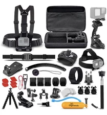 DiGiNerds 50 in 1 Action Camera Accessory Kit Compatible with GoPro