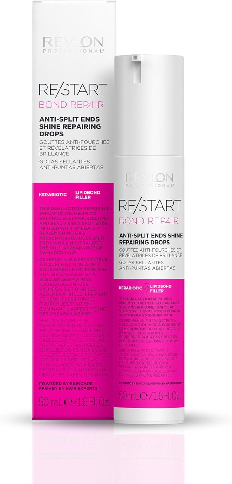 Revlon RE/START Recovery Drops 50ml - Il Siero Professionale per Punte Sfibrate