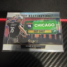 Panini Select Destinations Noah Schultz Chicago #9 Baseball Card 2025