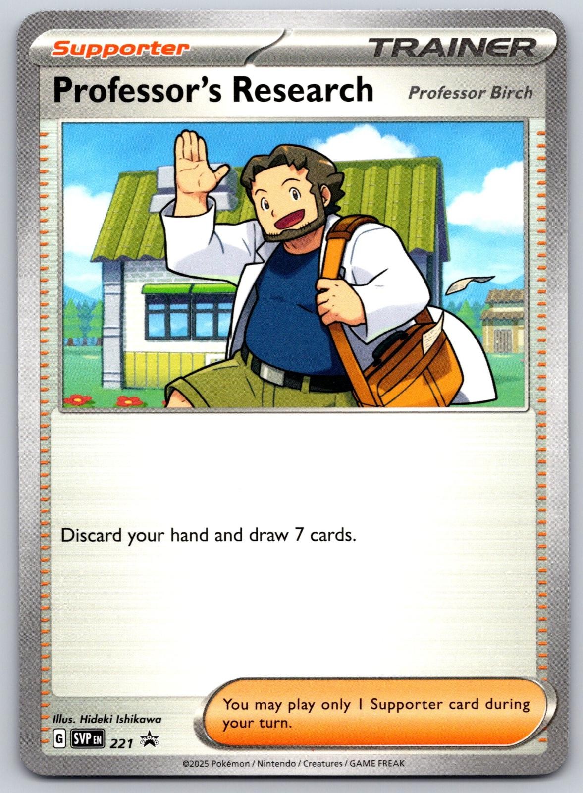 Professor's Research 221 Promo Scarlet & Violet Promo Pokemon Near Mint