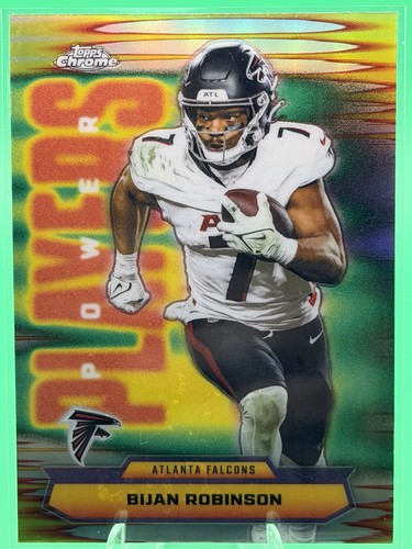 2025 Topps Chrome Bijan Robinson Refractor (RAW)