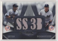2010 Bowman Sterling Boxloader Dual Relics Derek Jeter Alex Rodriguez HOF ow6