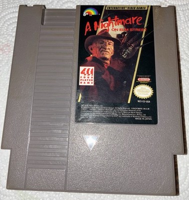NES A Nightmare on Elm Street  CARTRIDGE Game Tested &works