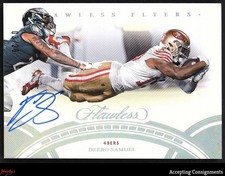 2023 Panini Flawless Flawless Flyers Signatures Silver Deebo Samuel AUTO 03/20