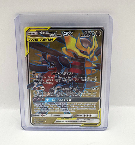 Pokemon Co. Garchomp & Giratina GX TAG TEAM Full Art Holo 228/236 Near Mint