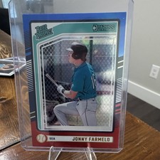 Panini 2024 Donruss Jonny Farmelo #156 Rated Prospects Rookie Mariners