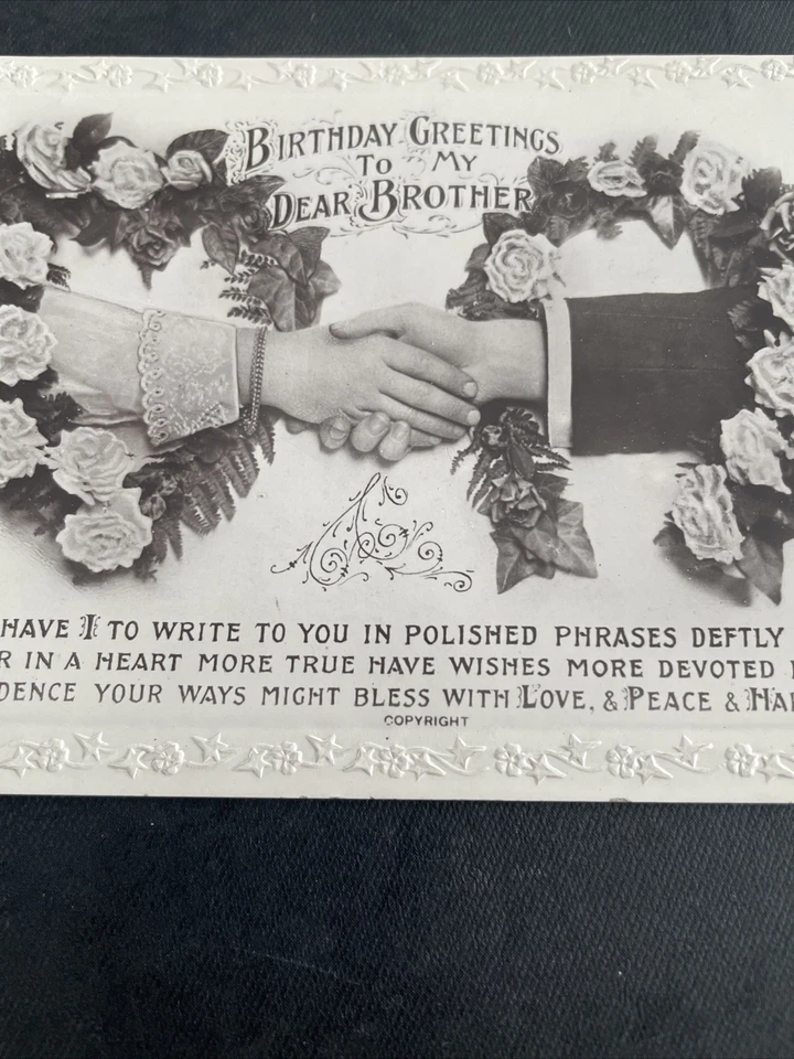 J. Beagles Postcard, Birthday Greetings To My Dear Brother. - Image 4 of 4