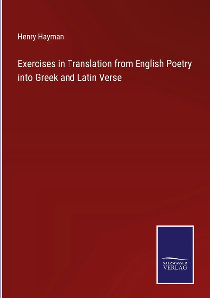 Henry Hayman | Exercises In Translation From English Poetry Into Greek And...-image