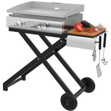 Griddle Stand for Blackstone 22 17 Inch Tabletop Grill, Large, Black 