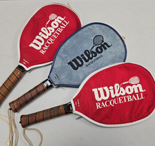 Lot of 3 - Vintage Wilson Sharp Shooter II / Court Star Racquetball Racquet