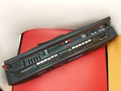 【Vintage】SONY ラジカセ ★Bluetooth対応★CFS‐W404 SONY CFS-W404 Red Double Cassette Radio Bluetooth Adapter Included