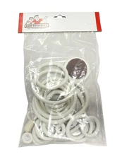 Gottlieb Barnacle Bill Pinball Machine Replacement Repair Rubber Ring Kit White