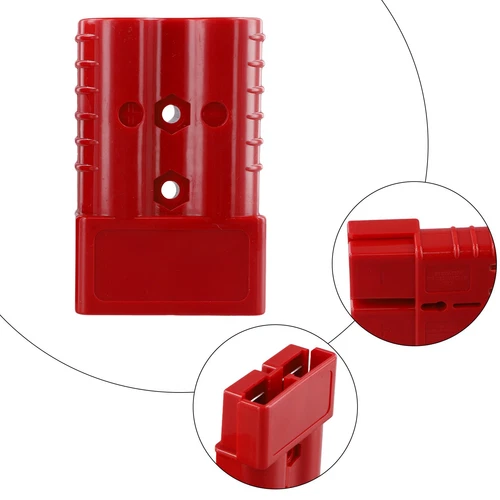 Sicheres Laden mit 350AMP Gabelstapler Batterie Stromanschluss grau und rot - Bild 7 von 36