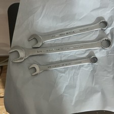 Vintage Jensen Wrenches, Made in The USA Sizes 1/2”, 5/8”, 3/4”.