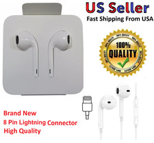 Wired Ear-buds for Apple iPhone 14 13 12 SE 11 7/8 Plus with 8 Pin Connector