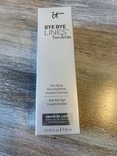 It Cosmetics Bye Bye Lines Foundation Fair 1.0 Fl New