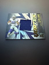 2020 Panini XR - Vortex Materials CeeDee Lamb #VX-6 /75 (MEM, RC)