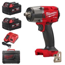Milwaukee M18FMTIW2F12-502X 18V GEN2 Mid-Torque 1/2'' Schlagschrauber mit Ring