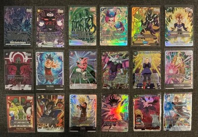18 Dragon Ball Hits aus diversen Displays wie Fusion World FB09 z.B.
