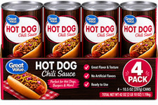 Great Value Hot Dog Chili Sauce, 10.5 oz Can,...