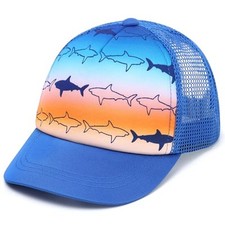  Toddler Baseball Cap Baby Cap Sun hat Print Dinosaur 2-5T 1d-p-gradient Shark