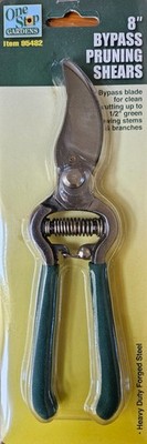 One Stop Gardens 8'' Bypass Pruning Shears 95482