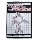 Transformers G1 Autobot Grapple Instructions Book Manual