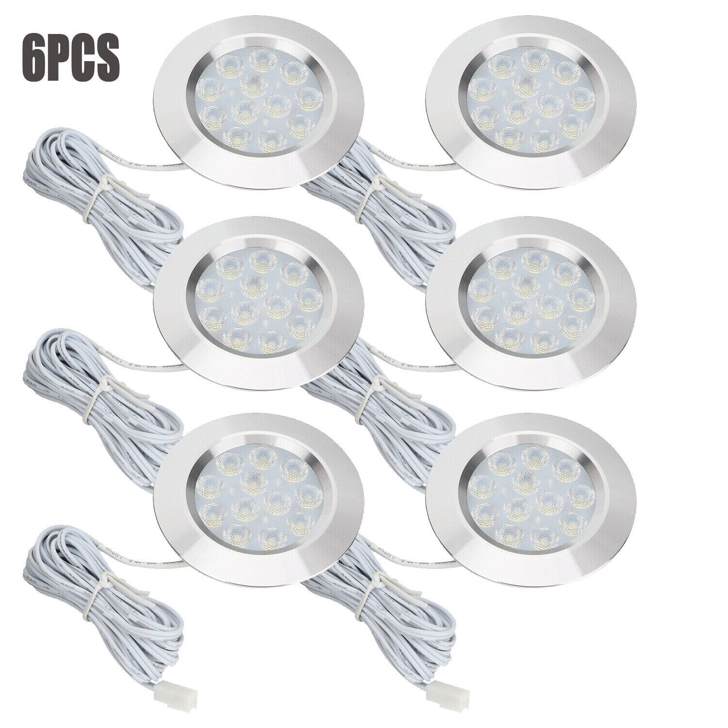 12V Recessed LED Spot Ceiling Lights Camper RV Caravan Motorhome Boat Downlight