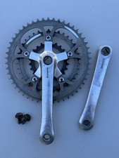 Guarnitura vintage Shimano Deore XT M730 175mm 50/38/24 corone Giappone