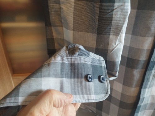 Original Penguin By Munsingwear Hombre’s L Heritage Calce Ajustado Botones Cuadros - Imagen 2 de 10