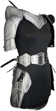 Medieval Gorget Shoulder Armor with Tasset Female Fantasy Warrior LARP Halloween