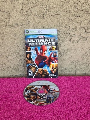 Marvel Ultimate Alliance Gold Edition (Microsoft Xbox 360, 2007) Disc & Manual
