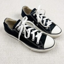 Chuck Taylor All Star Core Ox Little Kid Size 2 Black White Low Top Unisex