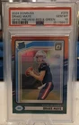 2024 Donruss Rated Rookie Drake Maye #379 Optic Preview Red & Green PSA 10
