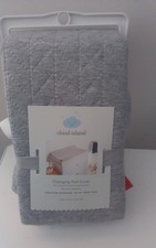Cloud Island Infant Changing Pad Cover Gray 32"x17"x7"