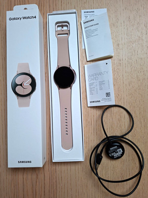 Samsung Galaxy Watch 4 Fitness Tracker Watch LTE 40mm Pink Gold NEUwertig OVP